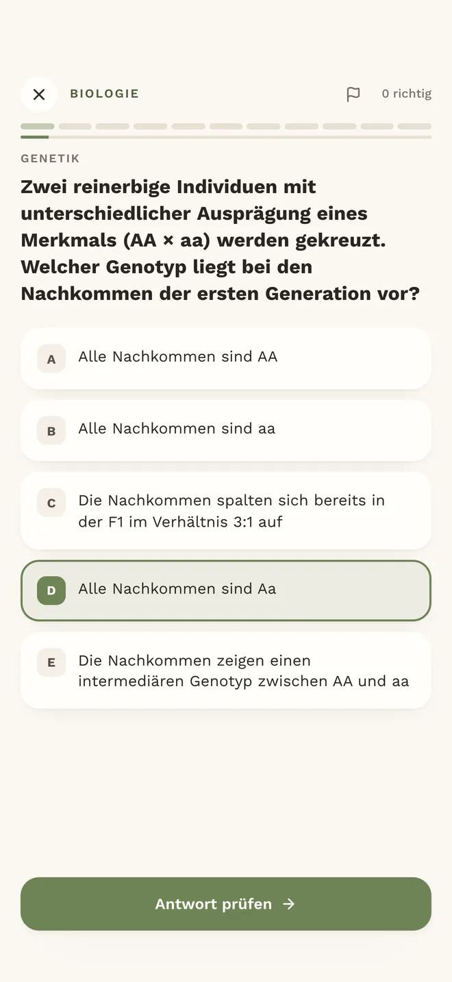 Tagesdosis in der App MedAT ONE